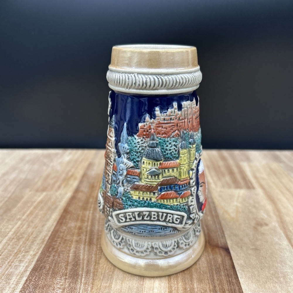 Vintage German Beer Stein feat. Salzburg